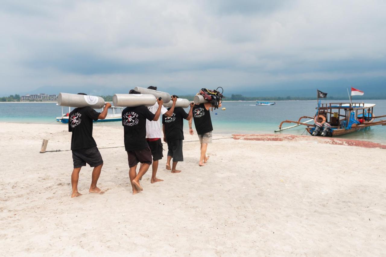 Scallywags Beach Club Gili Air Exterior photo